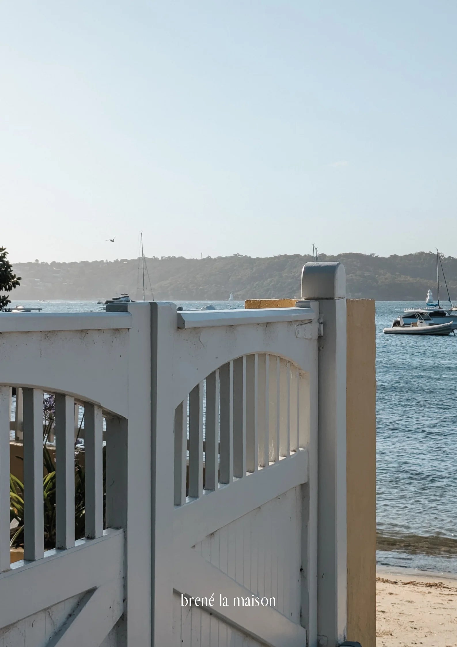Watsons Bay I printed microfibre tea towel — Coastal Collection, Brené La Maison